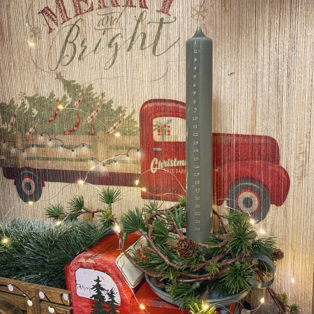 Adventná sviečka Green Chic 29 cm