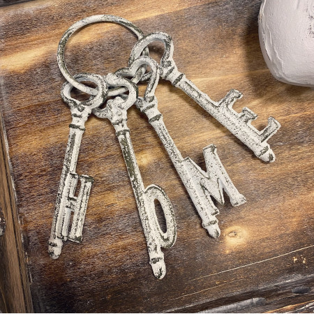 Zväzok dekoračných kľúčov HOME