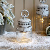 Lampáš French Stable Vintage White - 22 cm