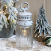 Lampáš French Stable Vintage White - 30 cm