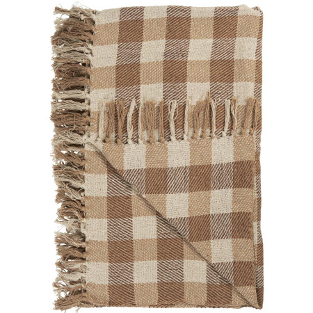 Prehoz Natural and Brown Checks