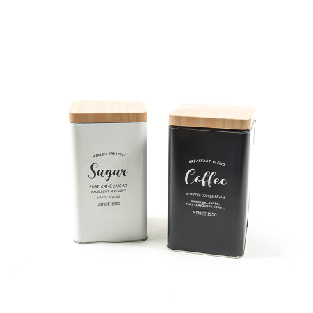 Kovová dóza Coffee