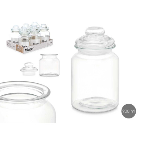 Sklenená dóza Simplicity 900 ml