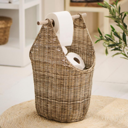 Prútený kôš na toaletný papier