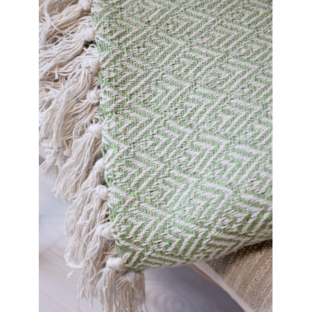 Bavlnený prehoz Green Pattern