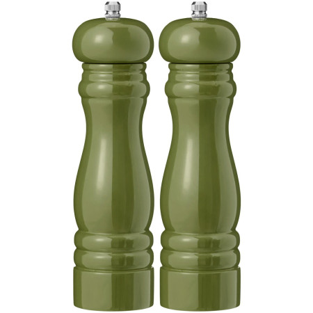 Set mlynčekov na soľ a korenie Olive Green