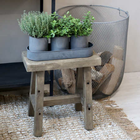 Drevený stolček Old Stool