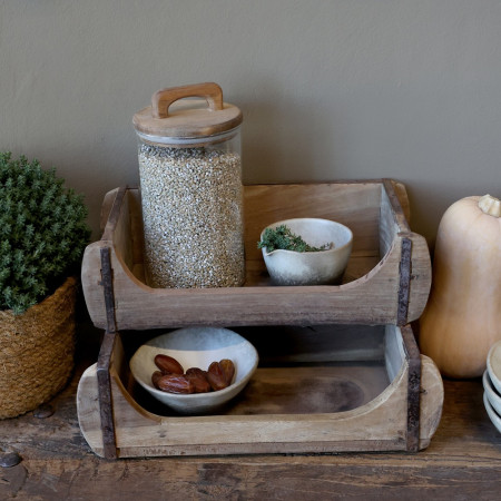 Drevená polička Grimaud Brick Mould