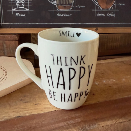 Hrnček Think Happy Be Happy