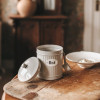 Kovová dóza Müsli - béžová