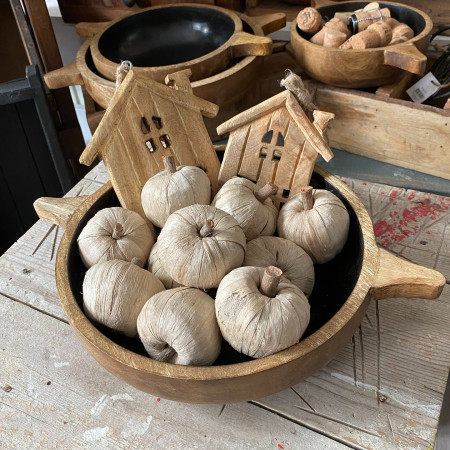 Prírodná tekvička 6 x 5 cm