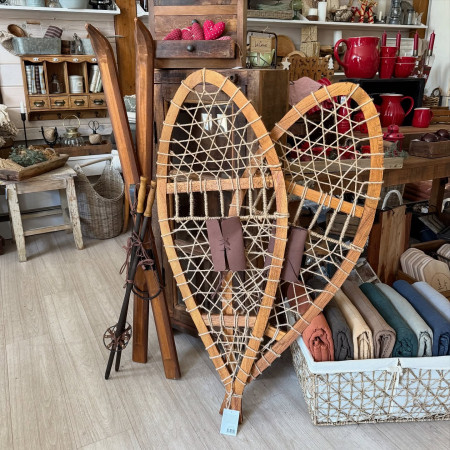 Dekoračné drevené snežnice 106 cm