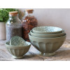 Set porcelánových misiek Green