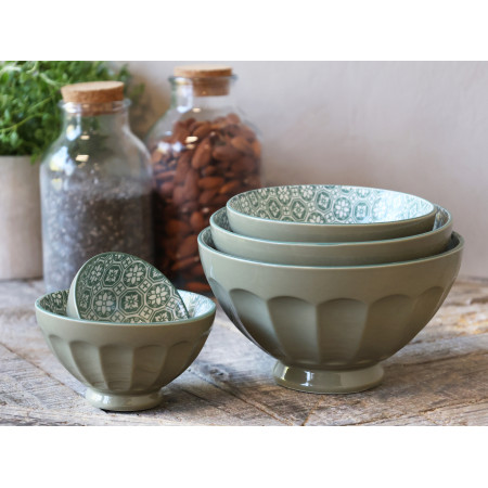 Set porcelánových misiek Green