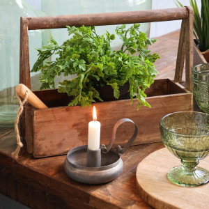 Kovový svietnik Vintage Light