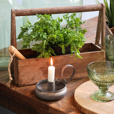 Kovový svietnik Vintage Light