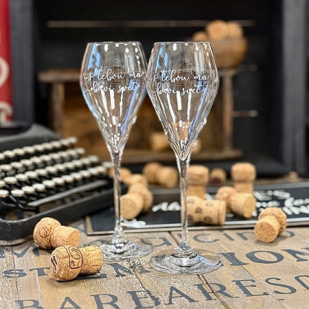 Darčekový set pohárov S tebou ma baví svet - biely