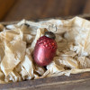 Sklenená ozdoba Red Acorn