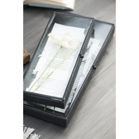Kovový box Vintage Black - malý