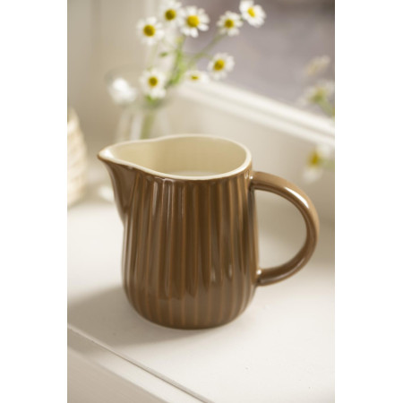 Džbánik na mlieko - hnedý