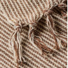 Bavlnený prehoz Cream and Brown Stripes