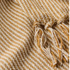Bavlnený prehoz Cream and Clay Stripes